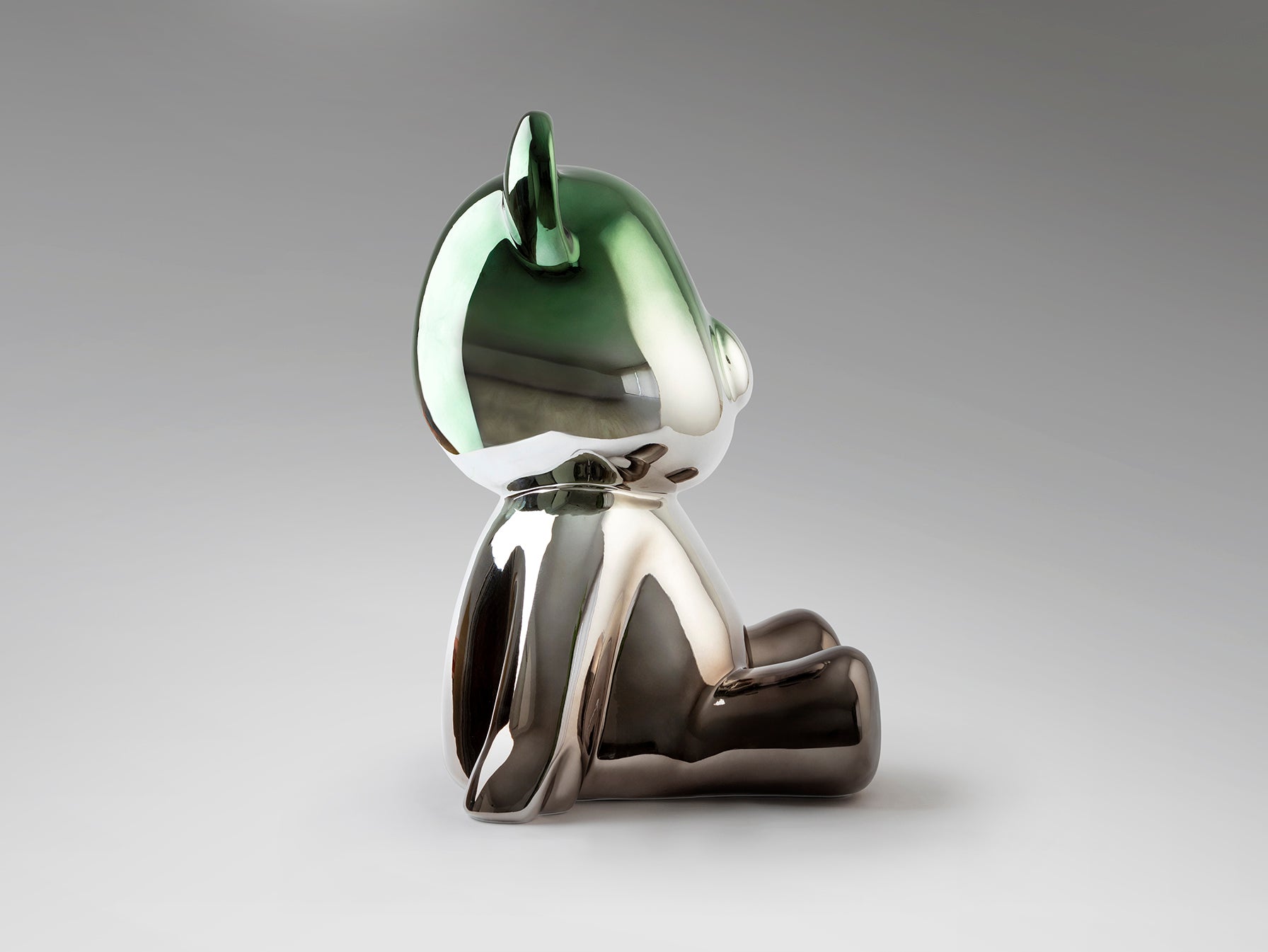 Figura Decorativa Oso Osito Gris Verde - Schuller - 351539 - Vista 5