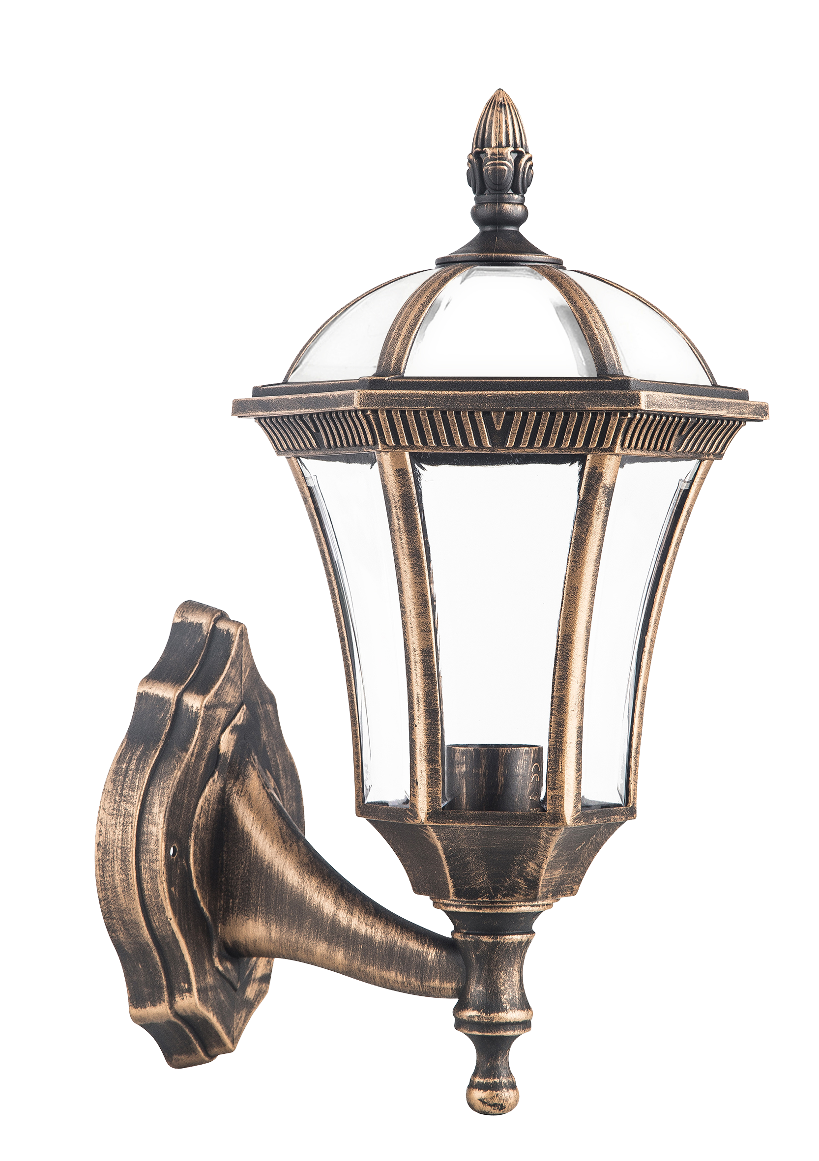 Elegante aplique oro viejo ideal para jardín o terraza