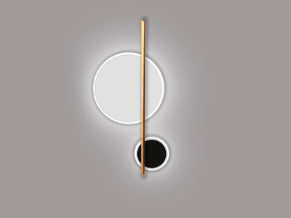 Aplique de Pared LED Duo 10W Blanco y Negro Mate Schuller en ambiente decorado | Schuller
