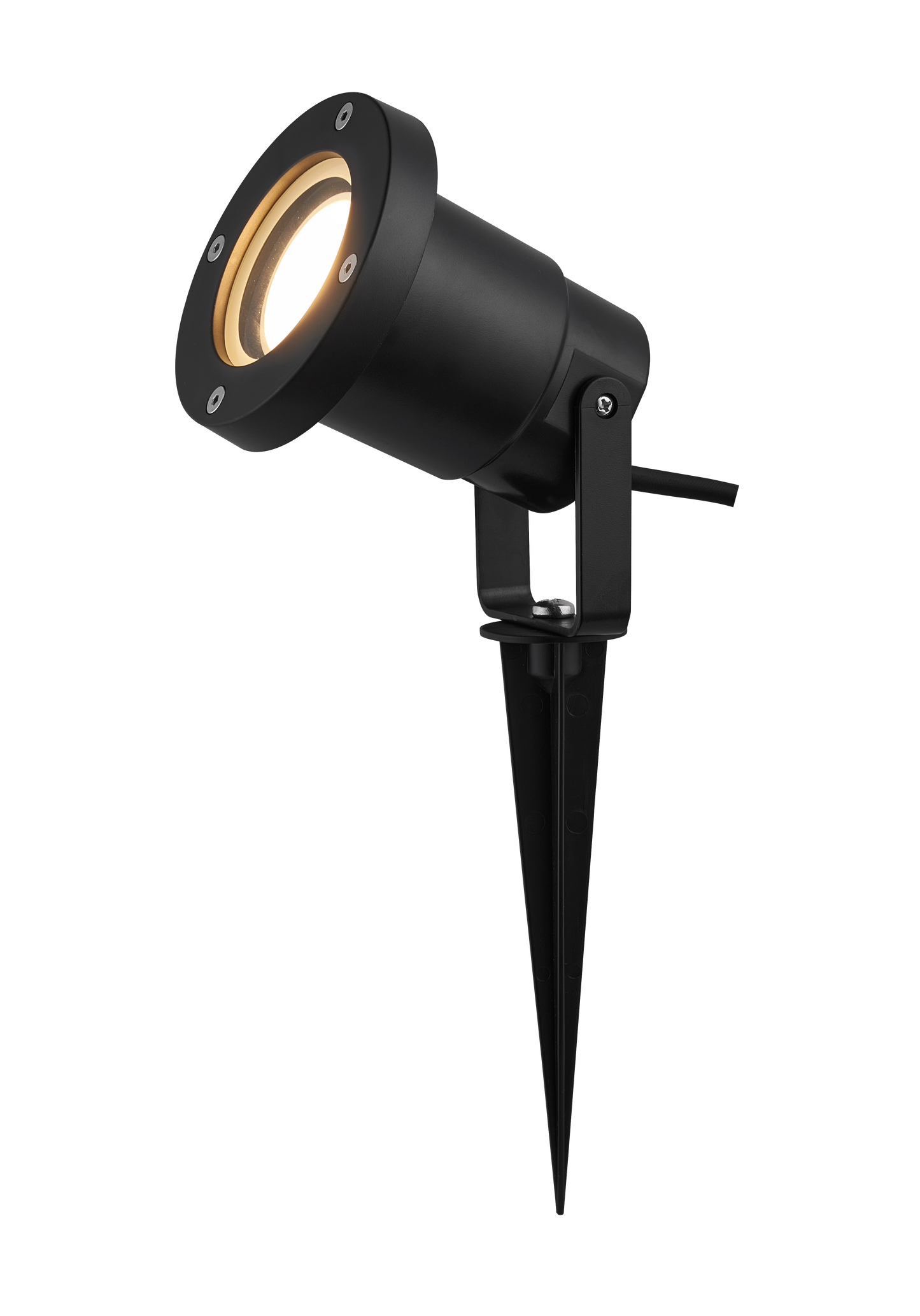 Pincho exterior Clavos negro de Fabrilamp, iluminación IP65 para exteriores.