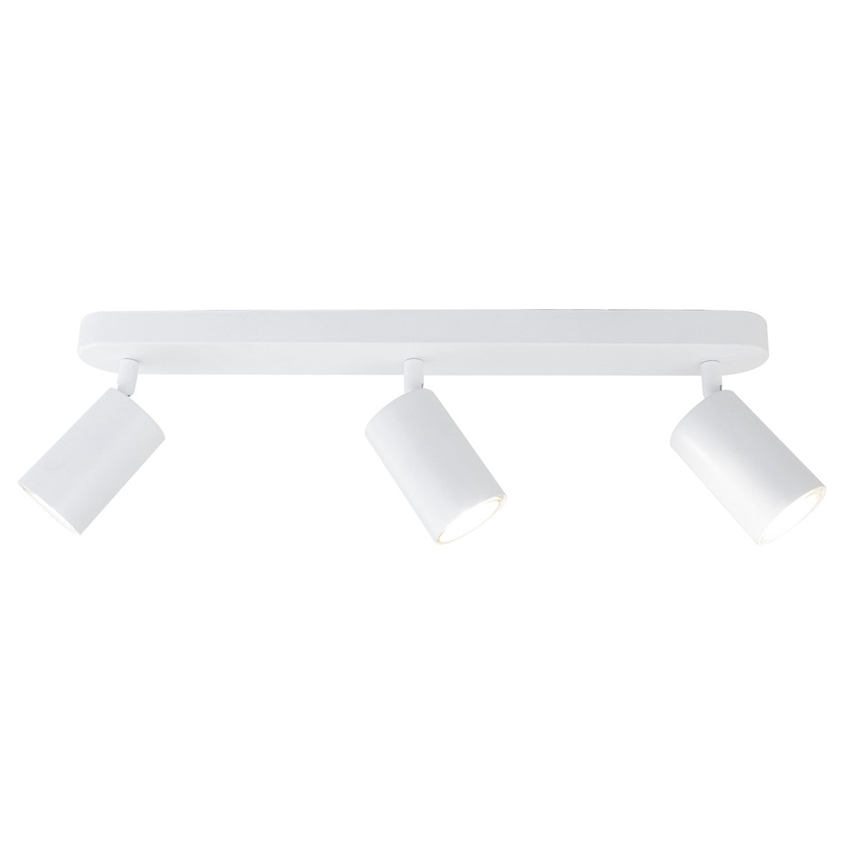 Regleta 3 luces Andy blanca GU-10 ALEMAR - Vista principal con focos orientables