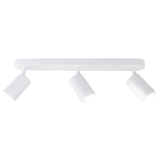 Regleta 3 luces Andy blanca GU-10 ALEMAR - Vista principal con focos orientables