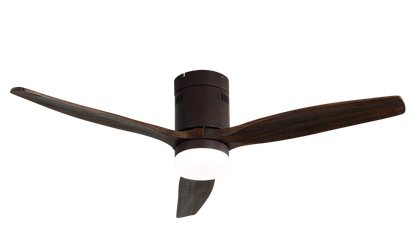 Ventilador de techo con luz LED regulable, perfecto para tu hogar