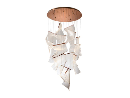 Lámpara Colgante LED Velos Schuller - 14 luces, Oro rosa, Regulable | Schuller · Ref. 608428