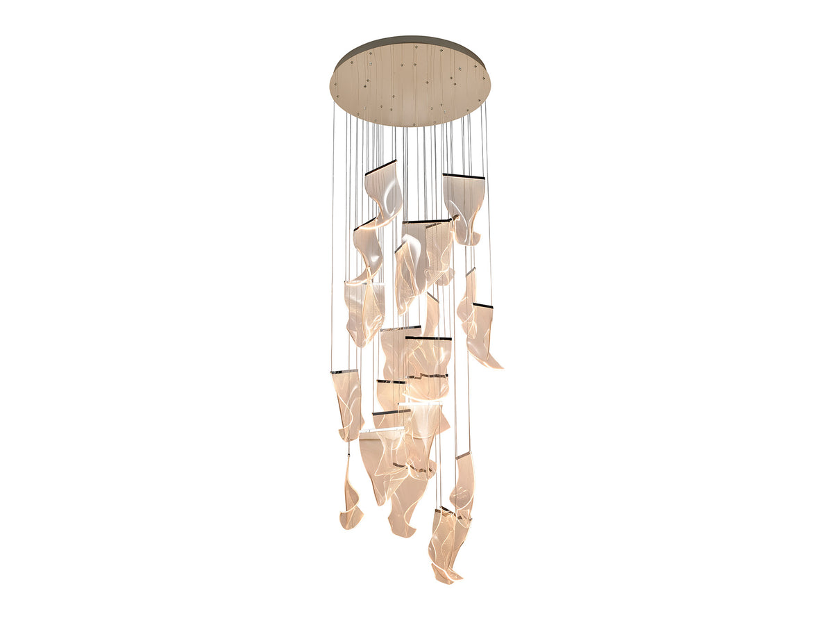 Lámpara Colgante LED Velos 120W Cromo Dimable Schuller - vista principal | Schuller
