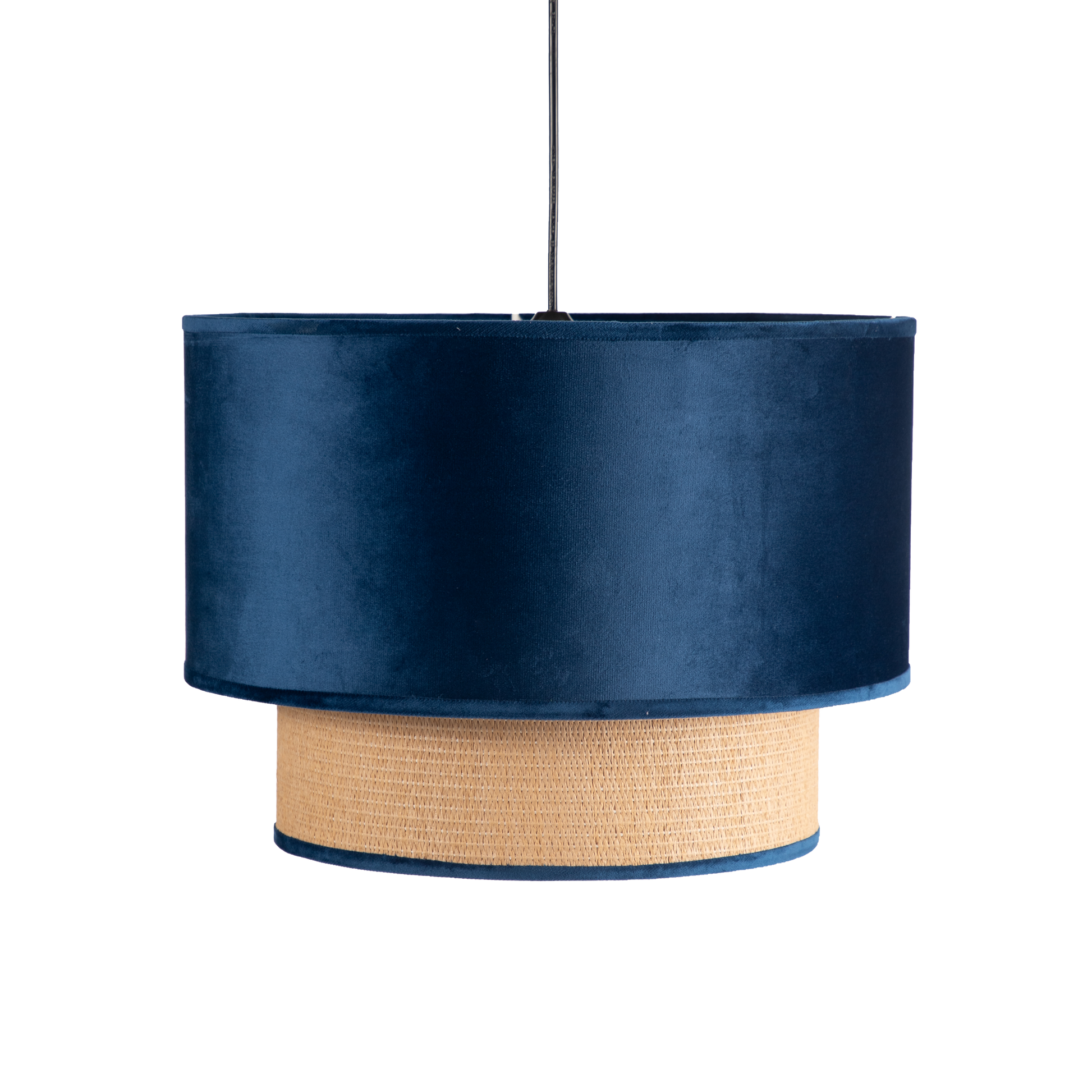 Colgante Nerva fabricado en Textil color Azul