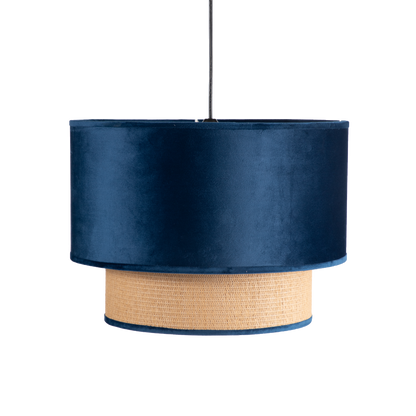 Colgante Nerva fabricado en Textil color Azul