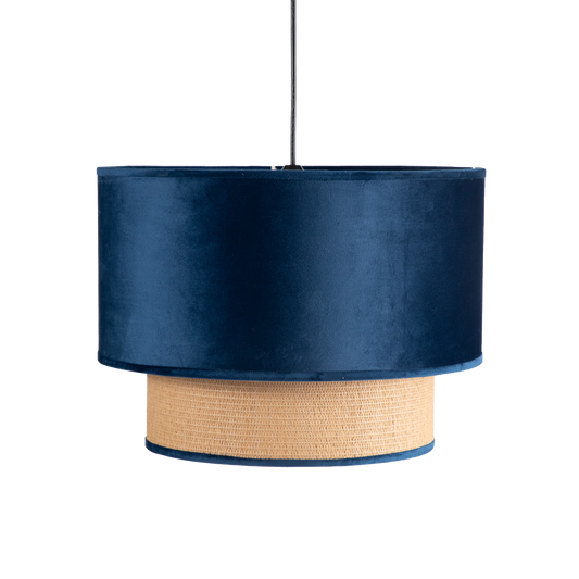 Colgante Nerva fabricado en Textil color Azul