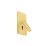 SUAU Empotrable Oro Satinado con Interruptor Lectura Faro 62114