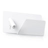 Suau Aplique LED con USB Blanco Faro 62122 para mesilla de noche