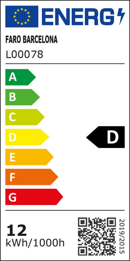 Plafón LED con 736 lúmenes, ideal para iluminar cualquier estancia.