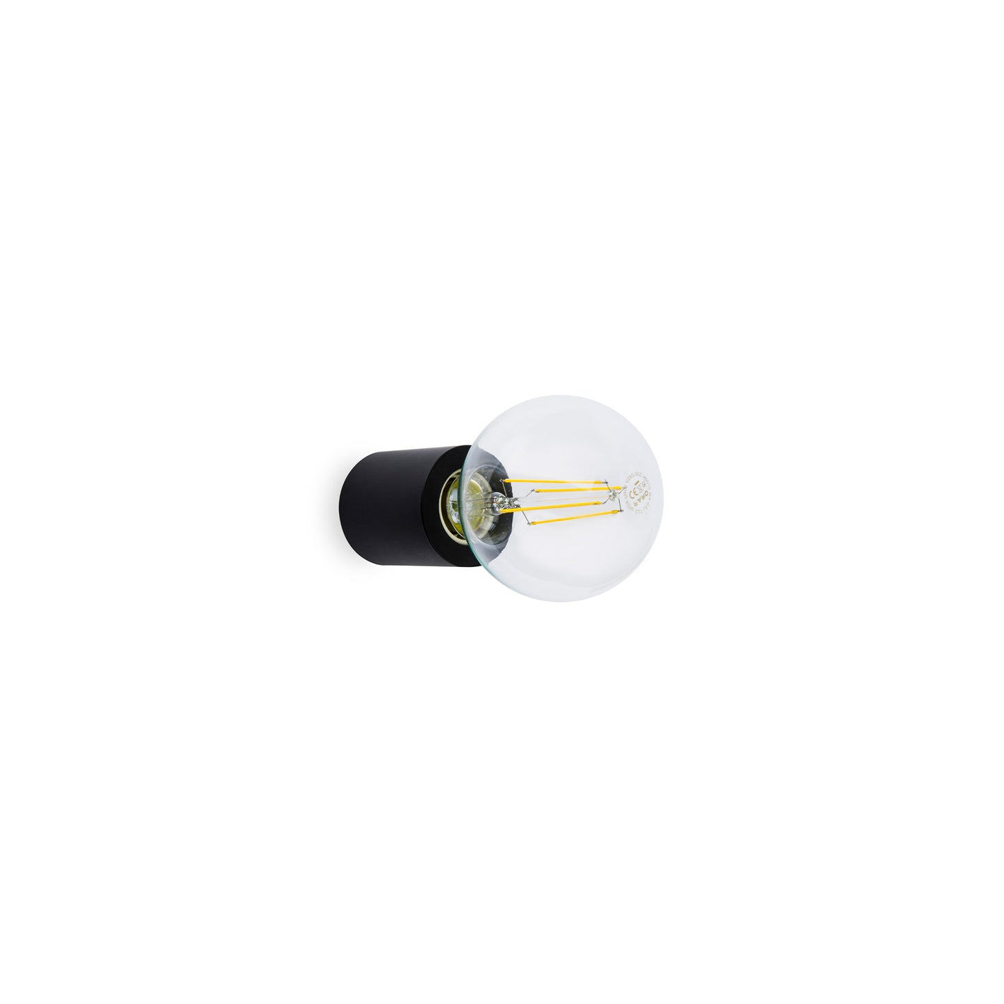 TEN 70 Aplique Negro Mate Faro, diseño minimalista, Ref. 62151