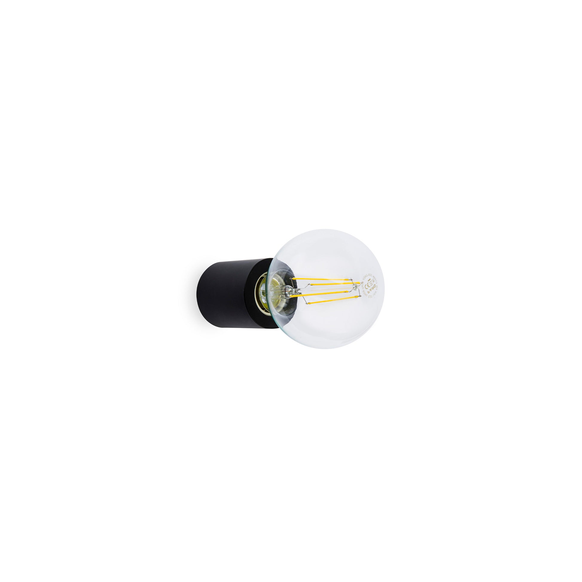TEN 70 Aplique Negro Mate Faro, diseño minimalista, Ref. 62151