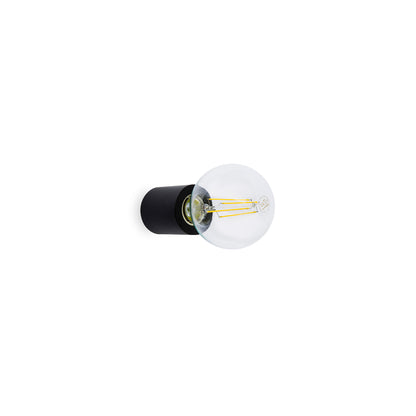 TEN 70 Aplique Negro Mate Faro, diseño minimalista, Ref. 62151