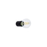 TEN 70 Aplique Negro Mate Faro, diseño minimalista, Ref. 62151