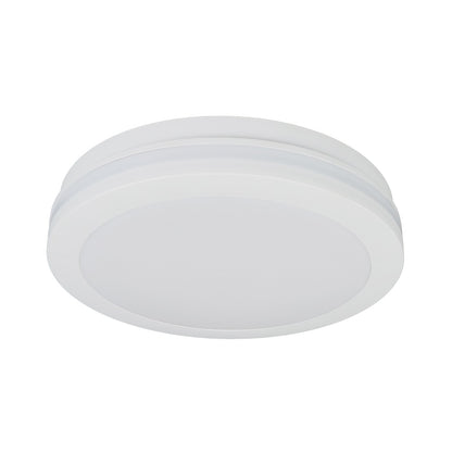 Detalle de dimensiones y estructura del plafón LED Oristan ALEMAR blanco