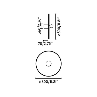 Aplique/Plafón LED con protección IP20 ideal para interior