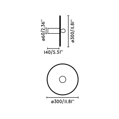 Luminaria de superficie con protección IP20 ideal para interior