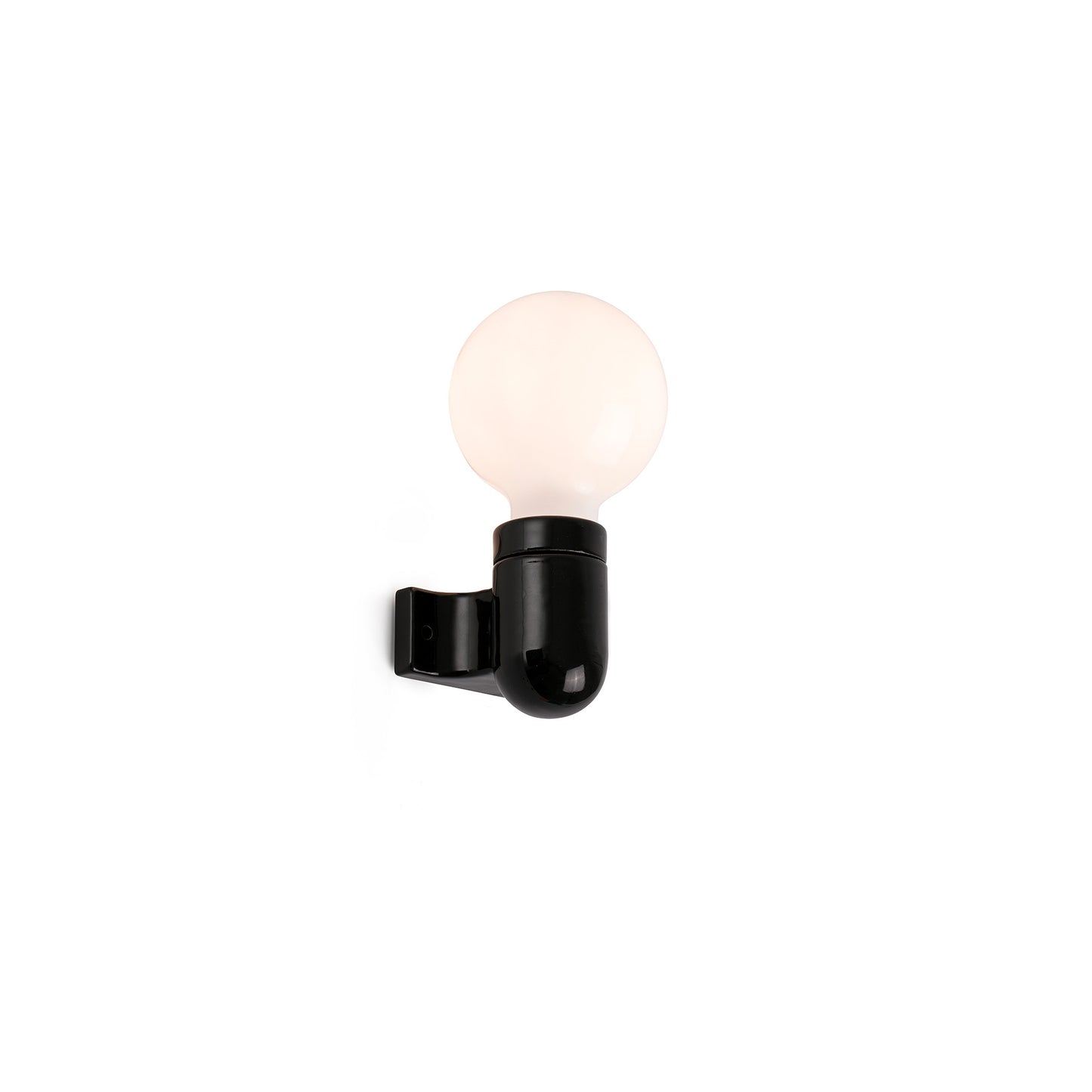 Aplique SERA de Pared Negro Cerámico Faro, diseño atemporal, ref. 62303