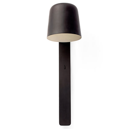 TILA Aplique de Pared con Estante Negro FARO 62361