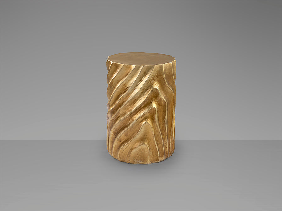 Mesa Auxiliar Dorada Torsa - Oro Patinado - Schuller - 409346 - Vista 5