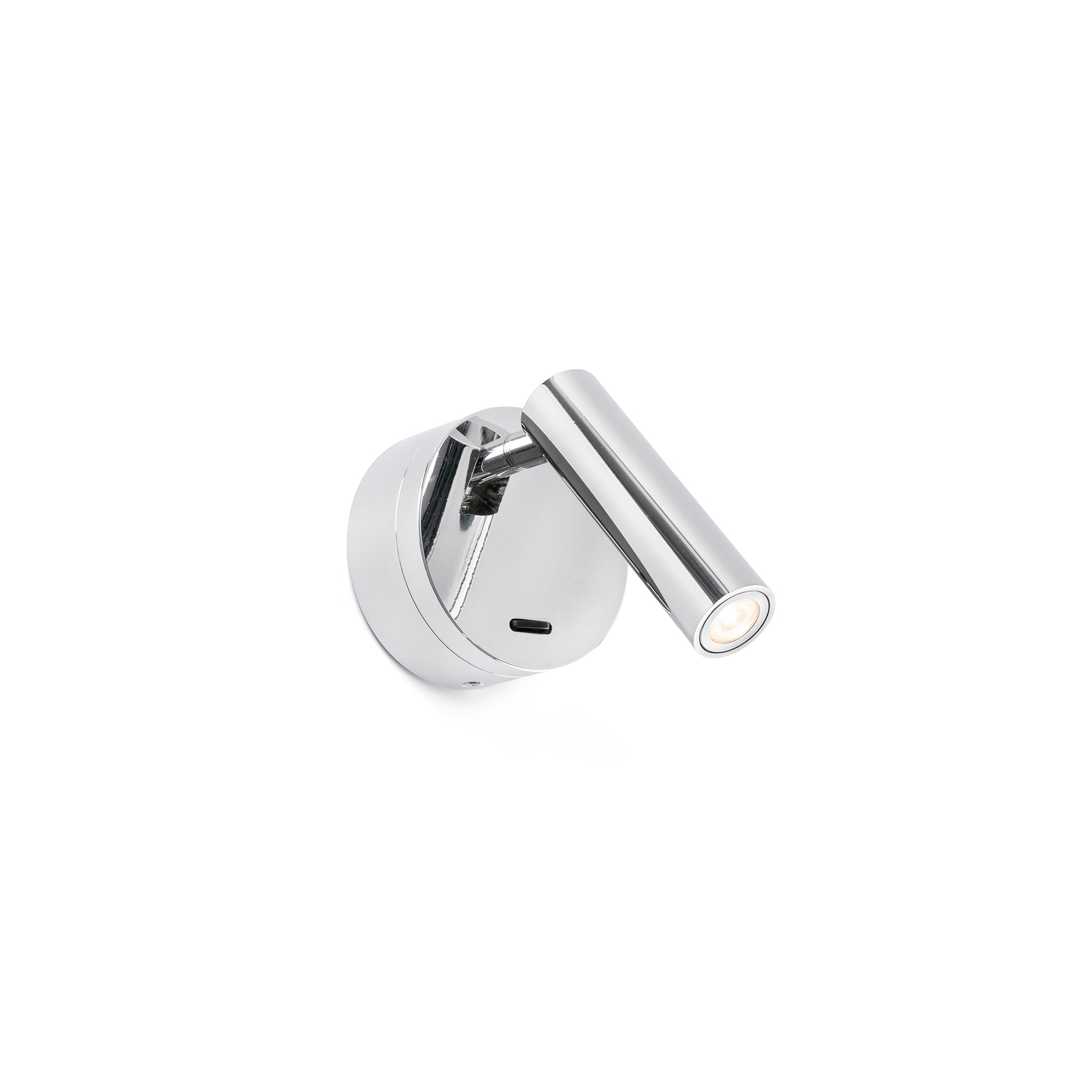 Aplique Lector Orientable Cromado Faro BOC para dormitorio. Ref: 62710