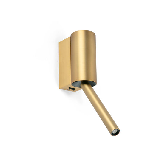 Lámpara Lectora de Pared DANTE LED 3W Oro Satinado FARO - vista principal | FARO