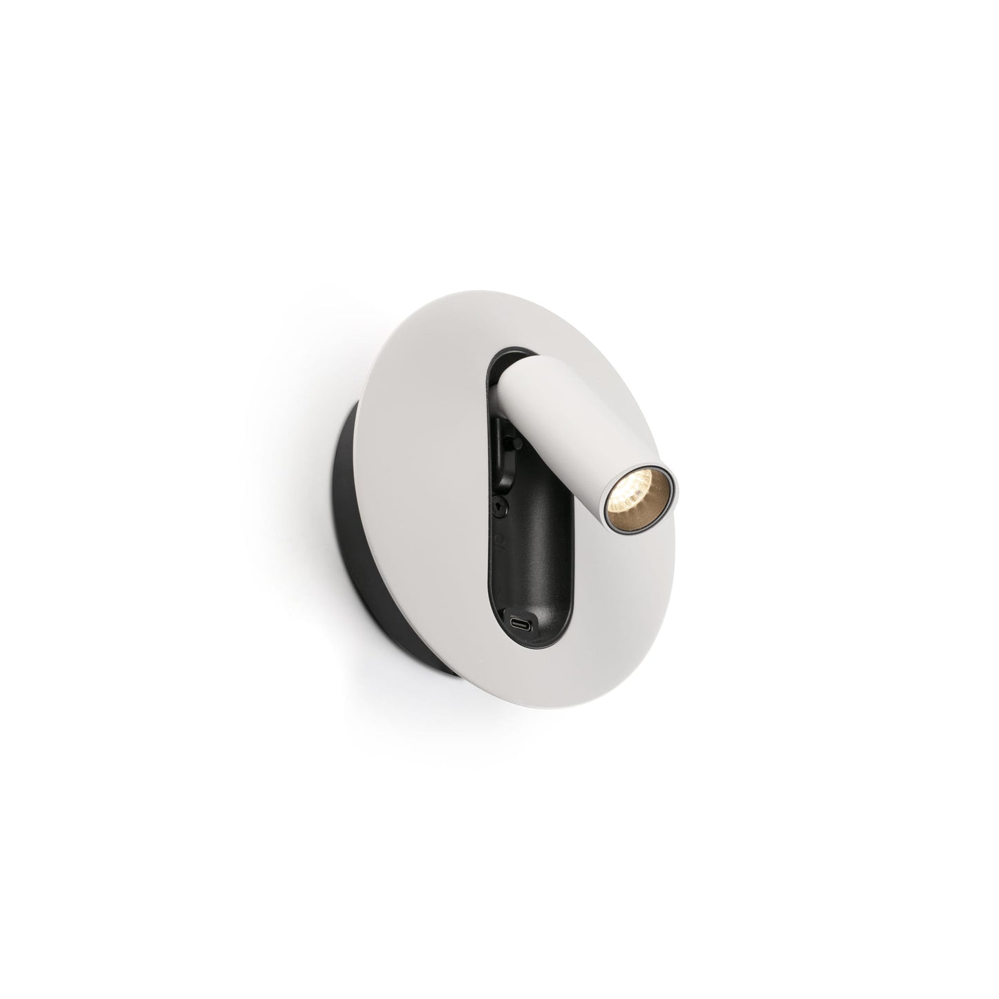 TIMIT Aplique Lector con USB C Blanco FARO 62760