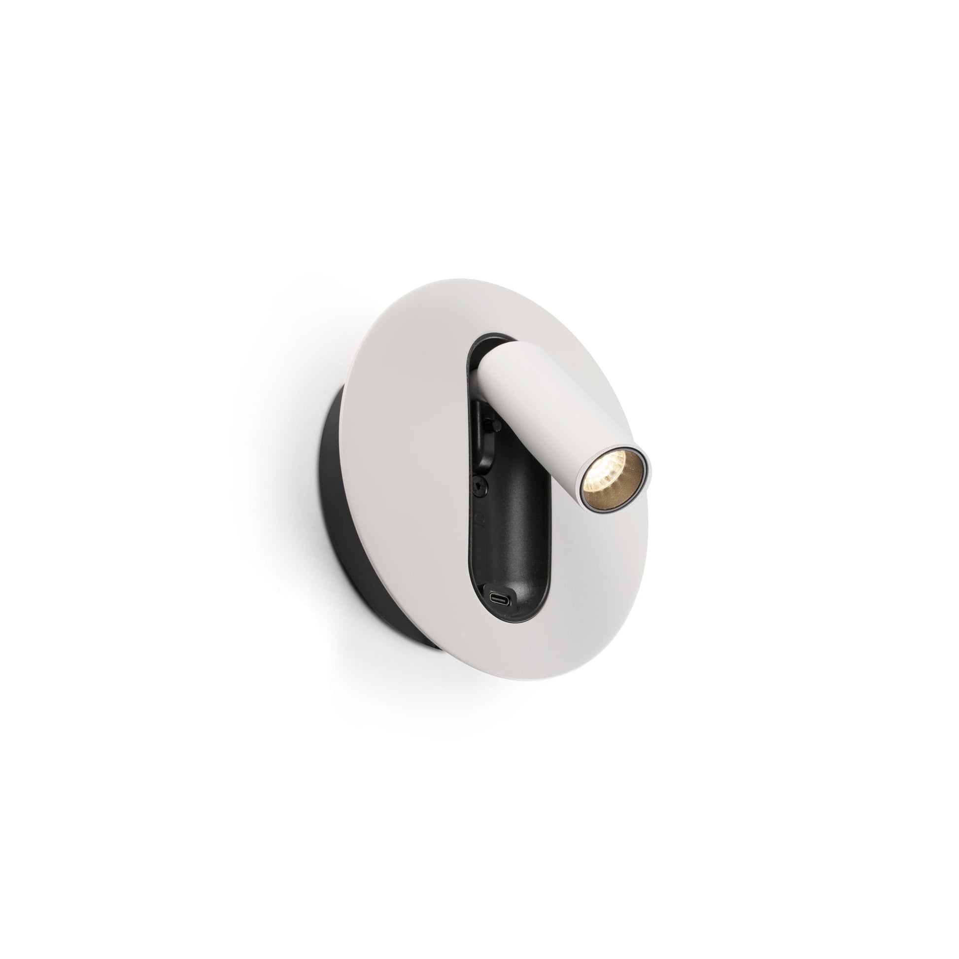 TIMIT Aplique Lector con USB C Blanco FARO 62760