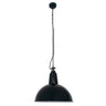 LOU Lámpara Colgante Redonda Negra Faro para Comedor 62800