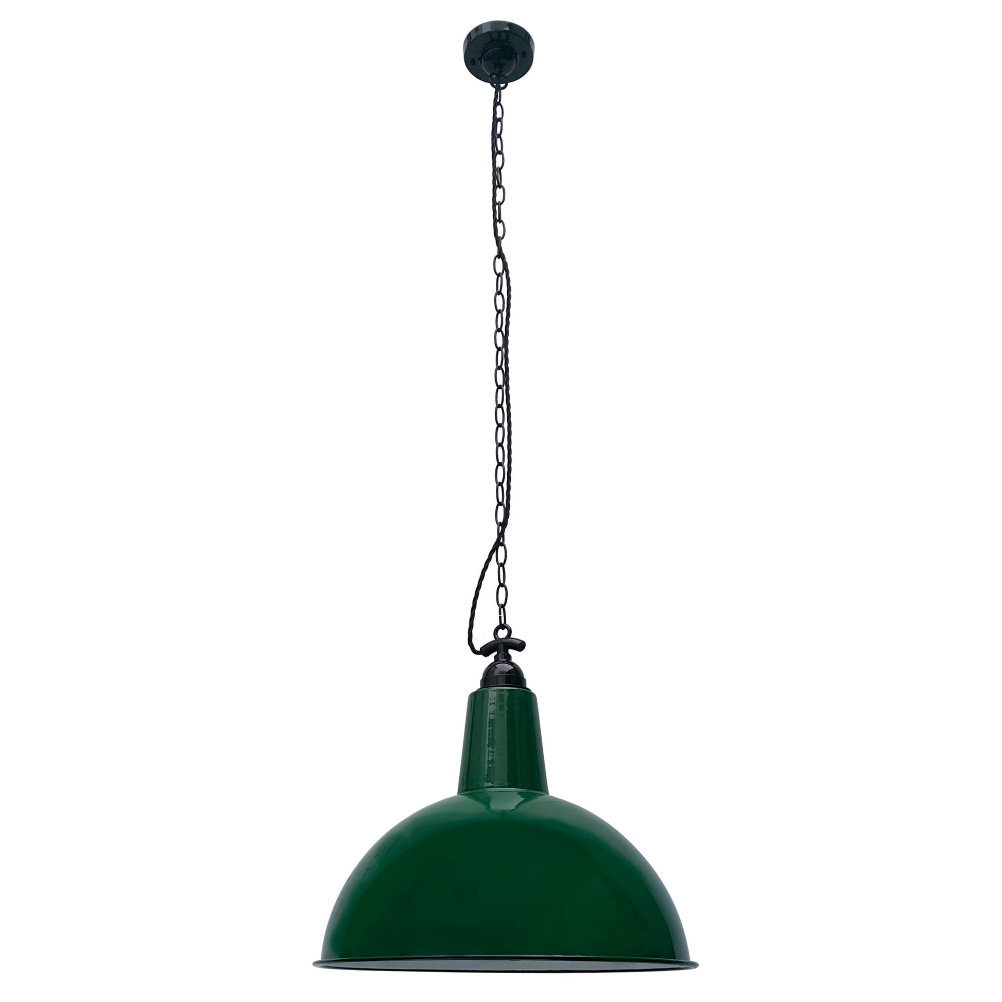 Lou Colgante Redondo Verde Faro para Comedor, Ref. 62801