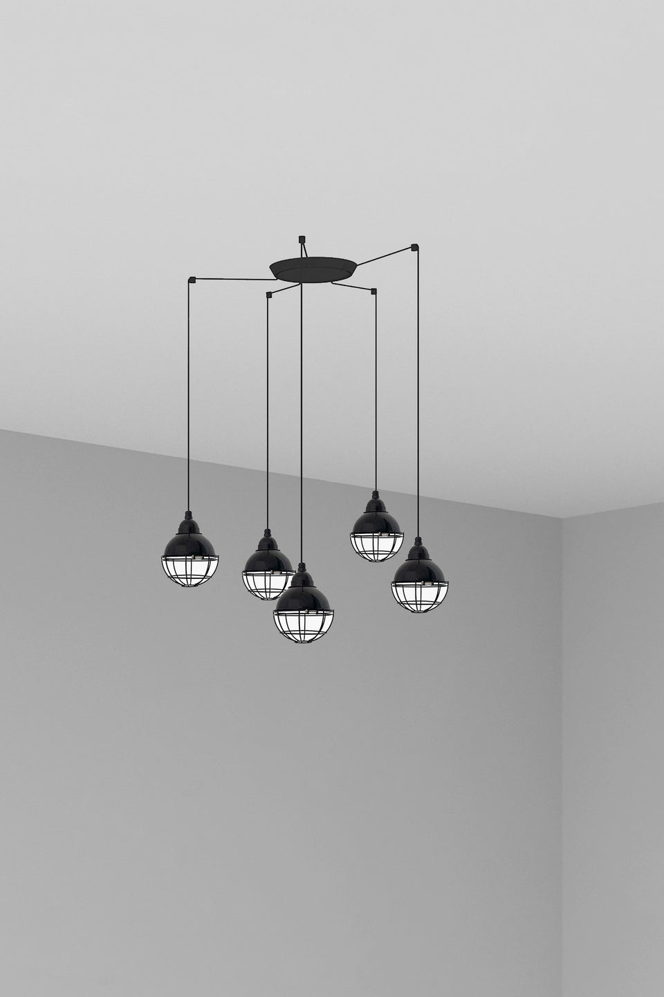 Modelo 3D interactivo y realidad aumentada de Claire Colgante Estilo Náutico Industrial Faro