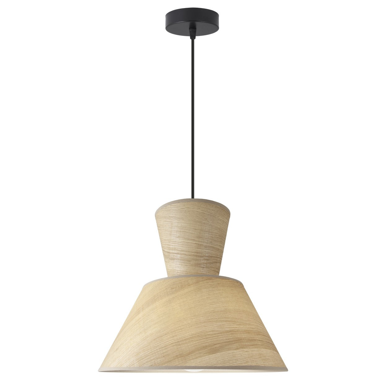 Colgante Carlo madera ALEMAR con doble pantalla - Vista principal