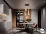 Lámpara Colgante Essenza 5 Luces Negro-Dorado - Schuller - 347020 - Vista 2