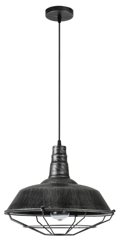 Colgante estilo industrial retro con portalámparas E27