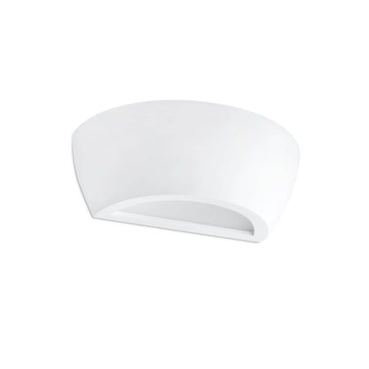 Aplique CHERAS 2 pared Faro en yeso blanco, diseño moderno. Ref: 63173