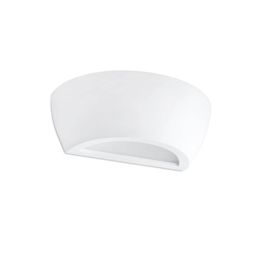 Aplique CHERAS 2 pared Faro en yeso blanco, diseño moderno. Ref: 63173