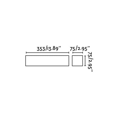 Lámpara de pared con tecnología G9 LED para luz indirecta