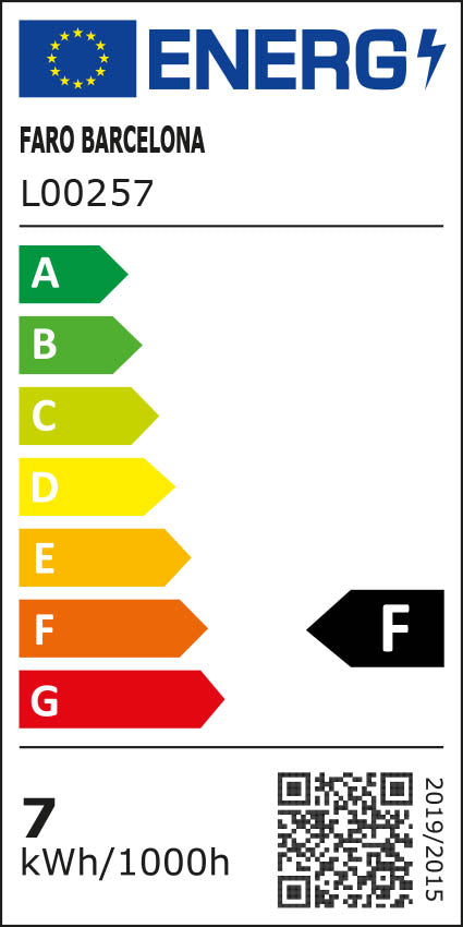 Luminaria de pared moderna ideal para zonas de paso
