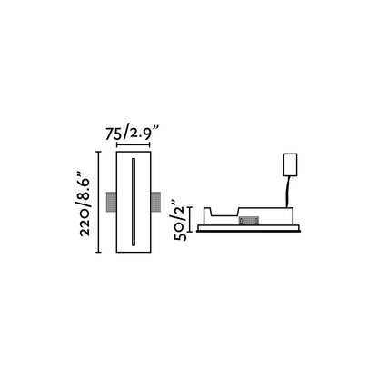 Lámpara empotrable LED regulable ideal para bajo consumo