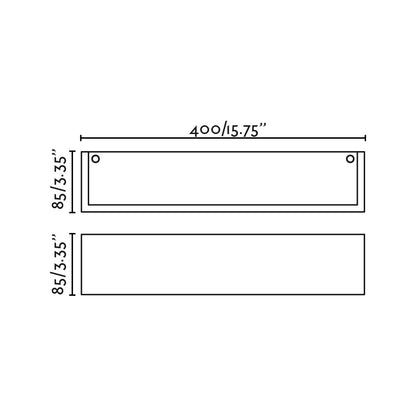 Aplique de pared con diseño minimalista ideal para hogar moderno