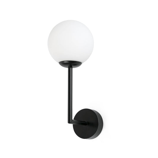 GALA Aplique de pared negro para baño FARO 63506