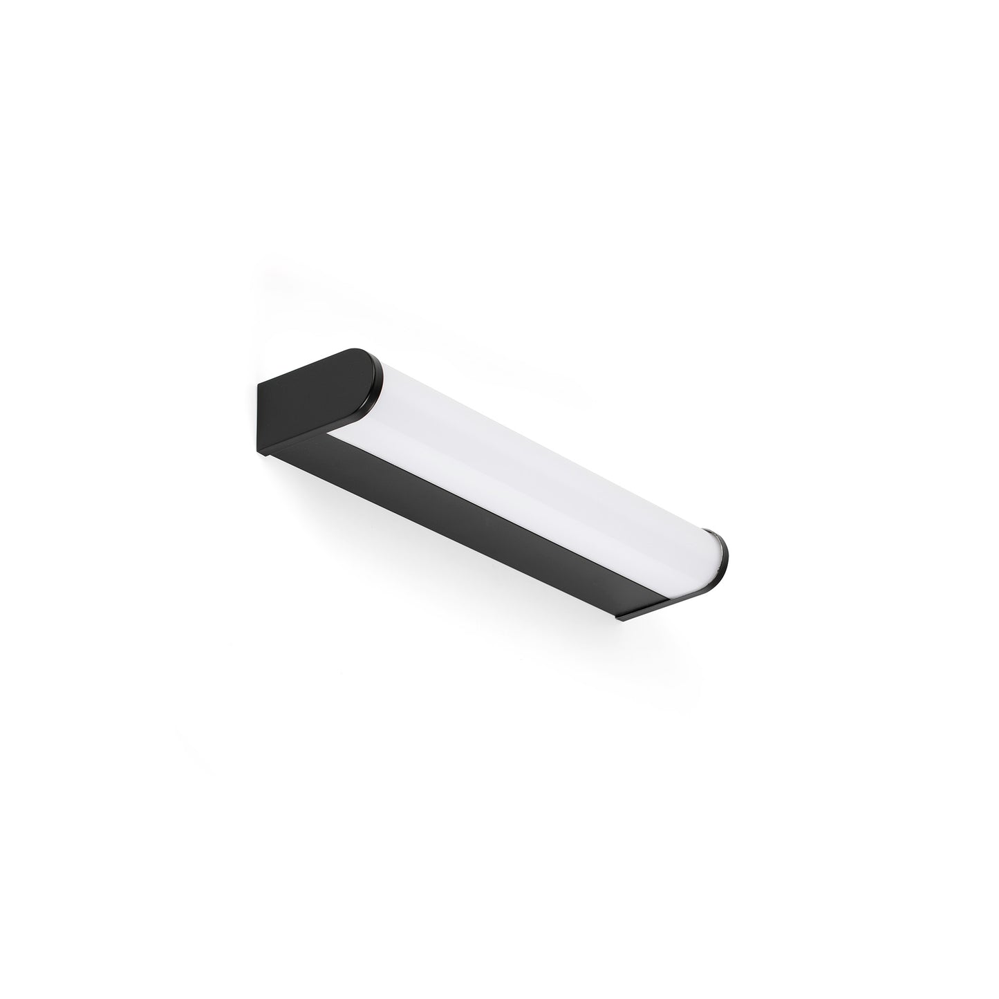 Aplique de baño TIDE 300 Negro Faro 63520 para iluminar tu espejo con estilo