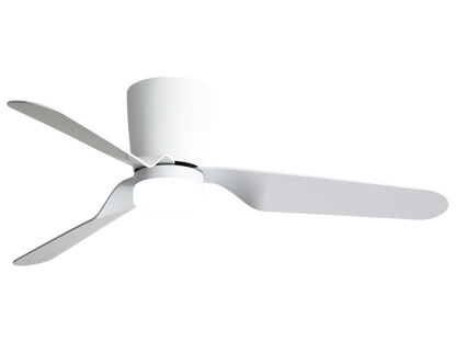 Elegante ventilador de techo con luz para salón