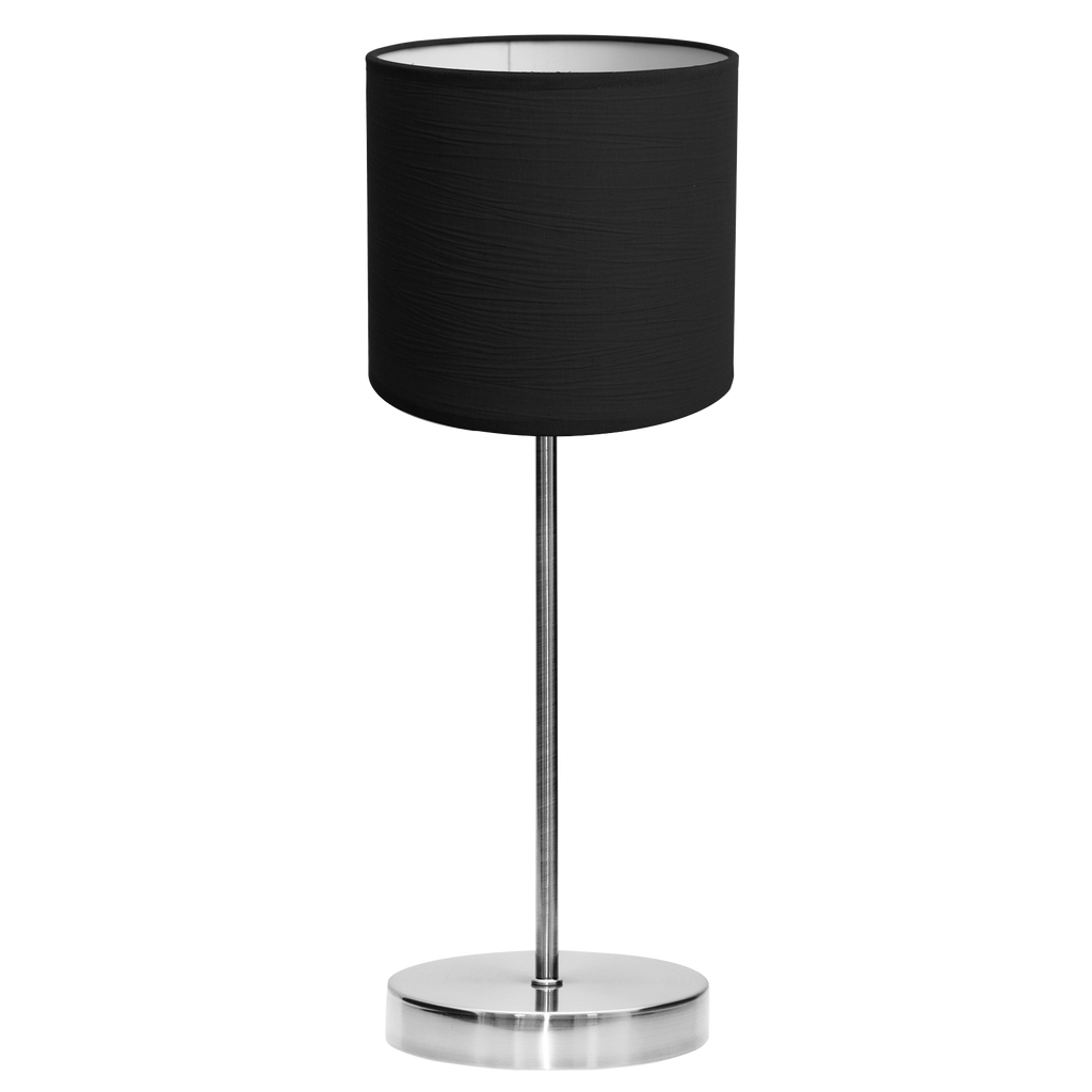 Sobremesa Planetario Cromo/Negro 1xe14 (39x16) de Fabrilamp - Vista frontal