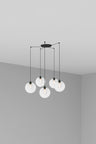 Lámpara Colgante Industrial CLARA FARO 64128-5L para iluminación interior