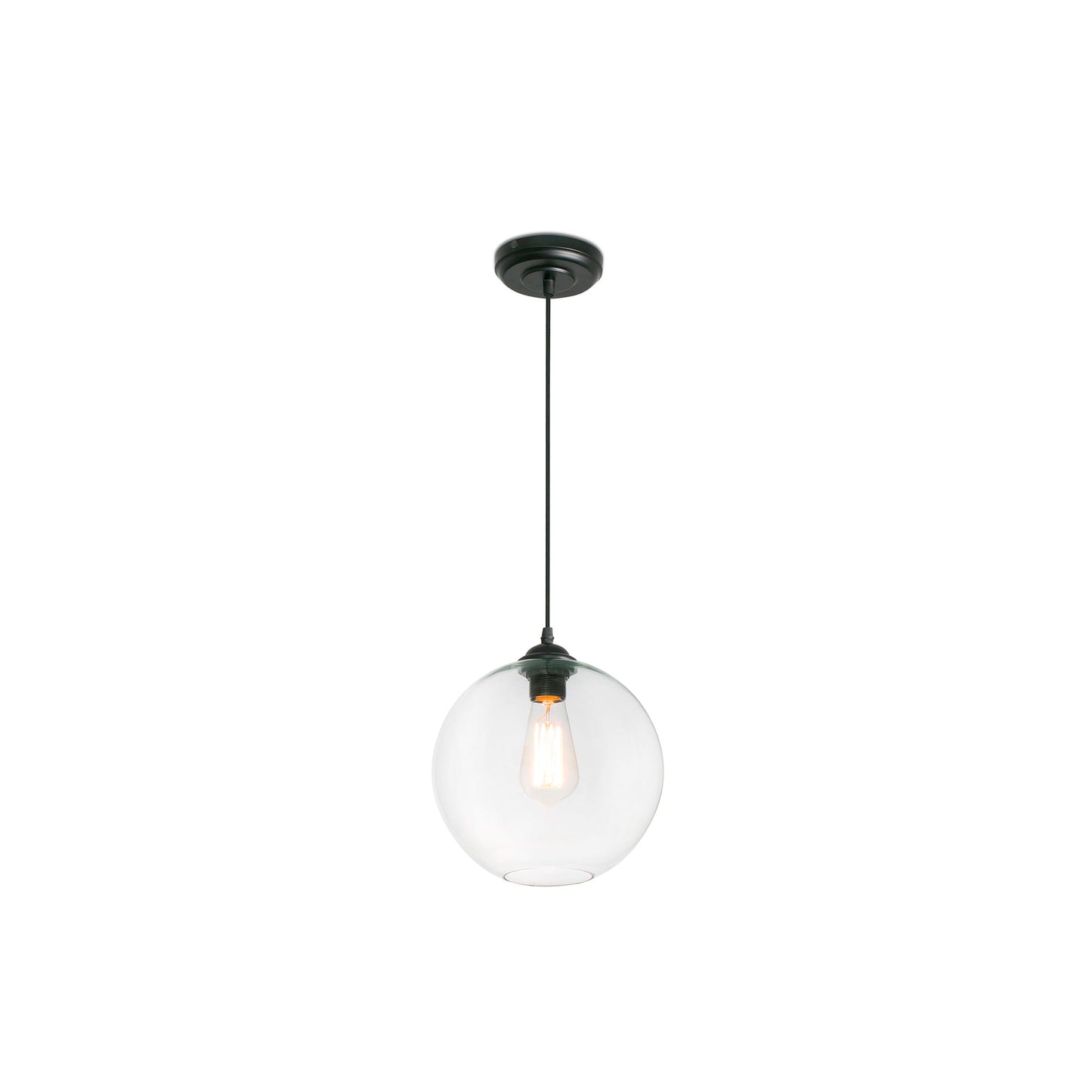 Lámpara Colgante CLARA Cristal Transparente Faro 64128 para diseño industrial