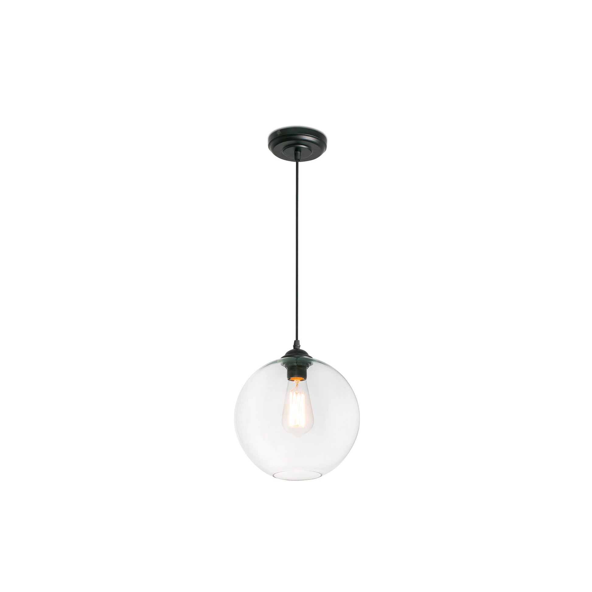 Lámpara Colgante CLARA Cristal Transparente Faro 64128 para diseño industrial