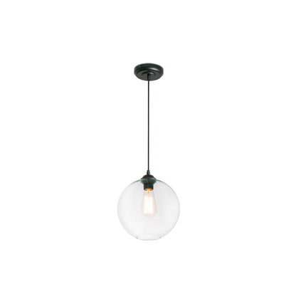 Lámpara Colgante CLARA Cristal Transparente Faro 64128 para diseño industrial