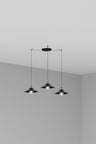 Lámpara Colgante Marlin 3L Negra Diseño Faro 64133-3L